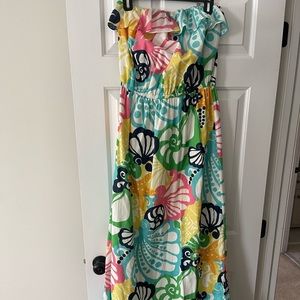 Lilly Pulitzer Seashell Metallic Maxi
